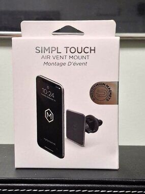 Simpl Touch Magnetic Car Air Vent Phone Holder – Universal 360° Rotating Mount